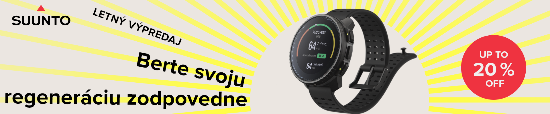Letná zľava 25 Suunto Vertical